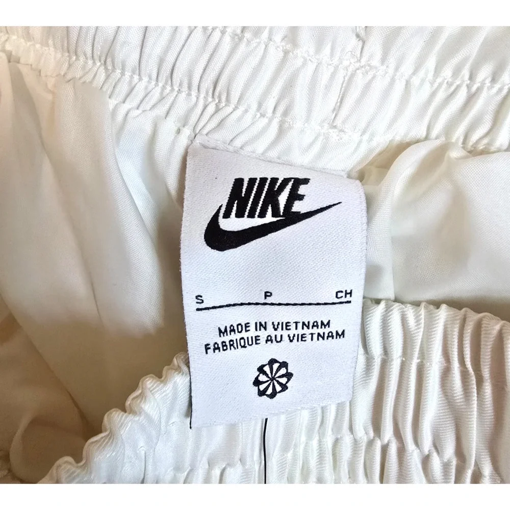Nike Windrunner Womens Small Sail Shine Pants Oversized Full Length NWT NEW